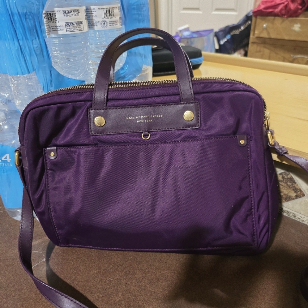 Purple marc jacobs bag